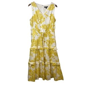 Roz & Ali cotton v-neck maxi dress